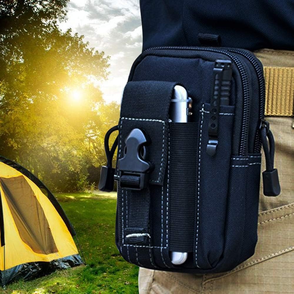 Edc Carry Fanny Pack - Tactical Molle Belt Pouch Military Waist