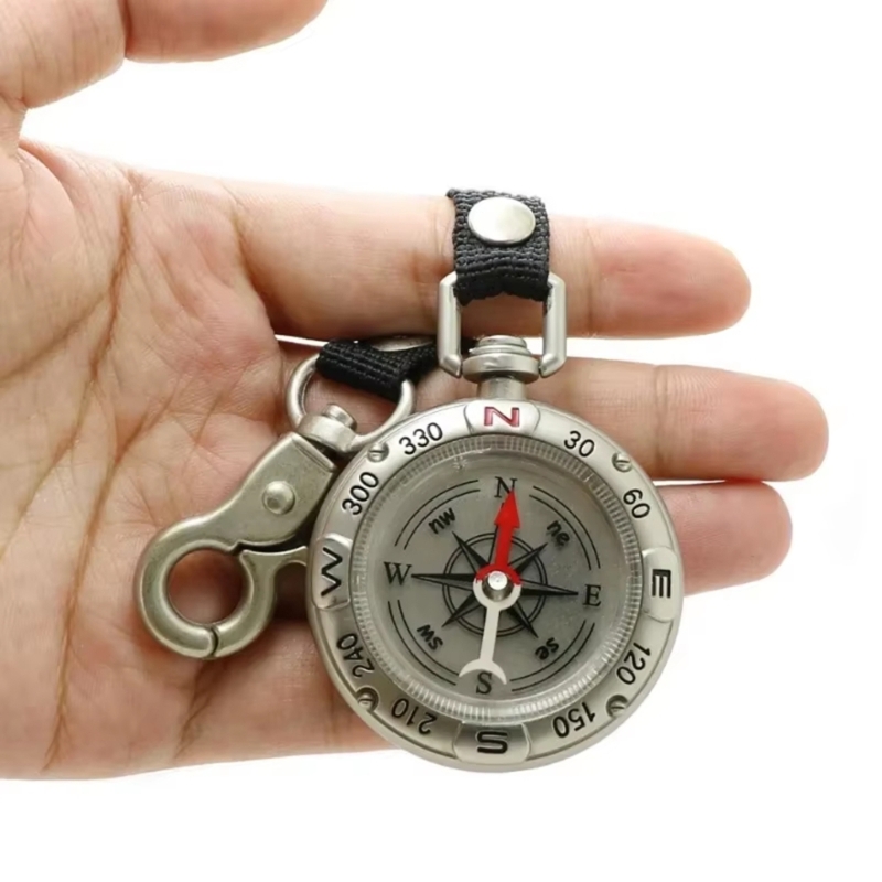 Compass Keychain Mini - Mini Compass With Lanyard Key Chain,