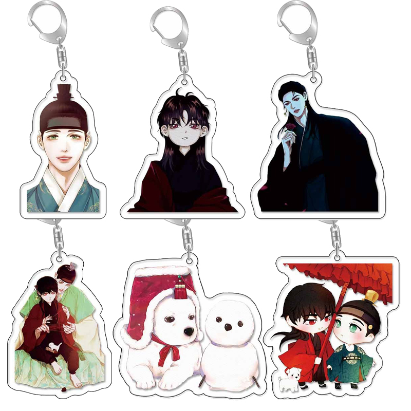 Carabiner Keychain - Hot Comic Q Version Acrylic Keychain