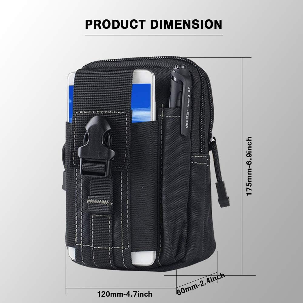 Tactical Molle Belt Pouch Mili - огляд і ціна Edc Carry Fanny Pack