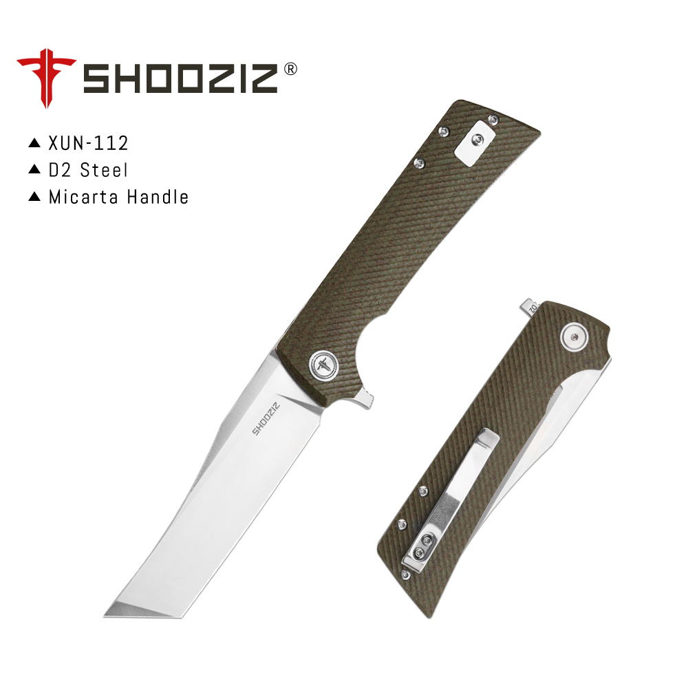 Shooziz XUN112 EDC Folding Kni - огляд і ціна Edc Carry Clip