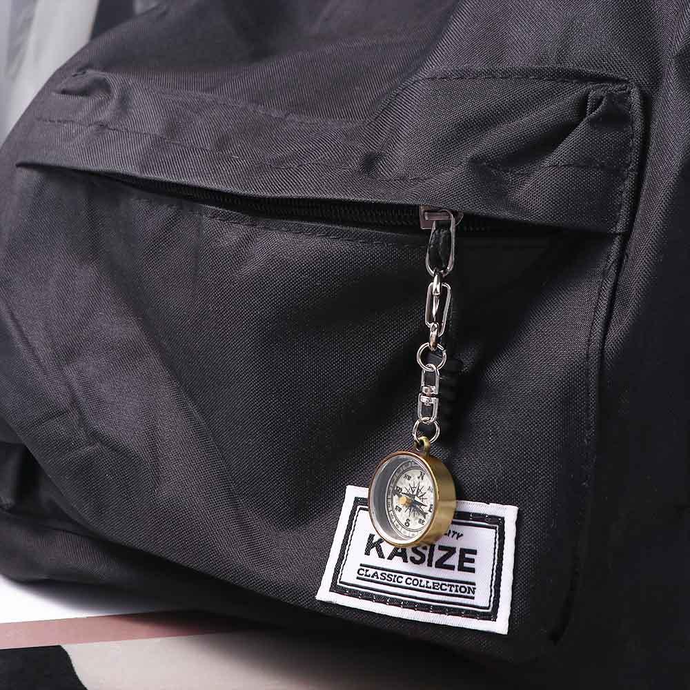 Gold Color Navigation Tools Po - огляд і ціна Compass Keychain Mini