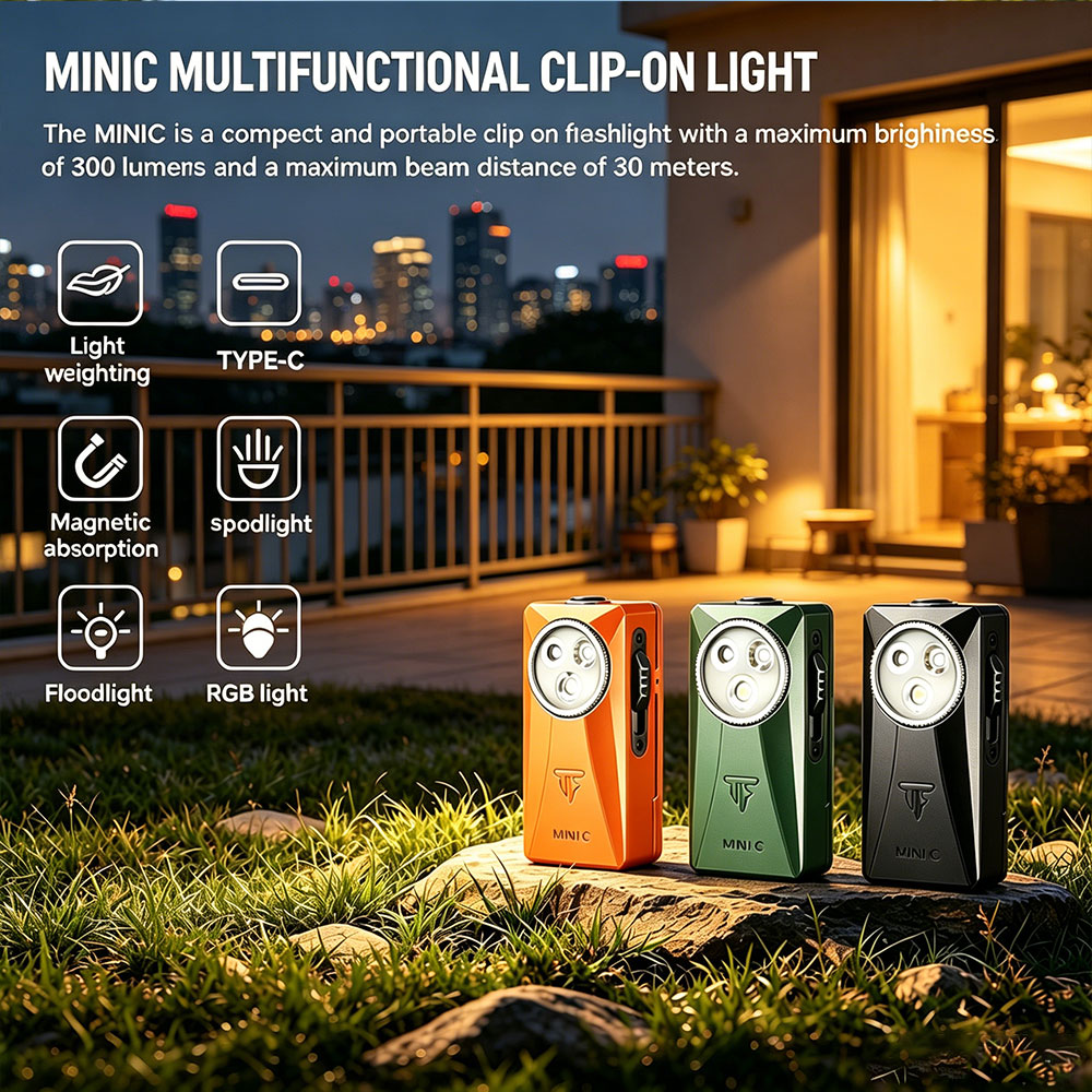Trustfire MINIC 800 Lumens EDC - огляд і ціна Edc Carry Clip