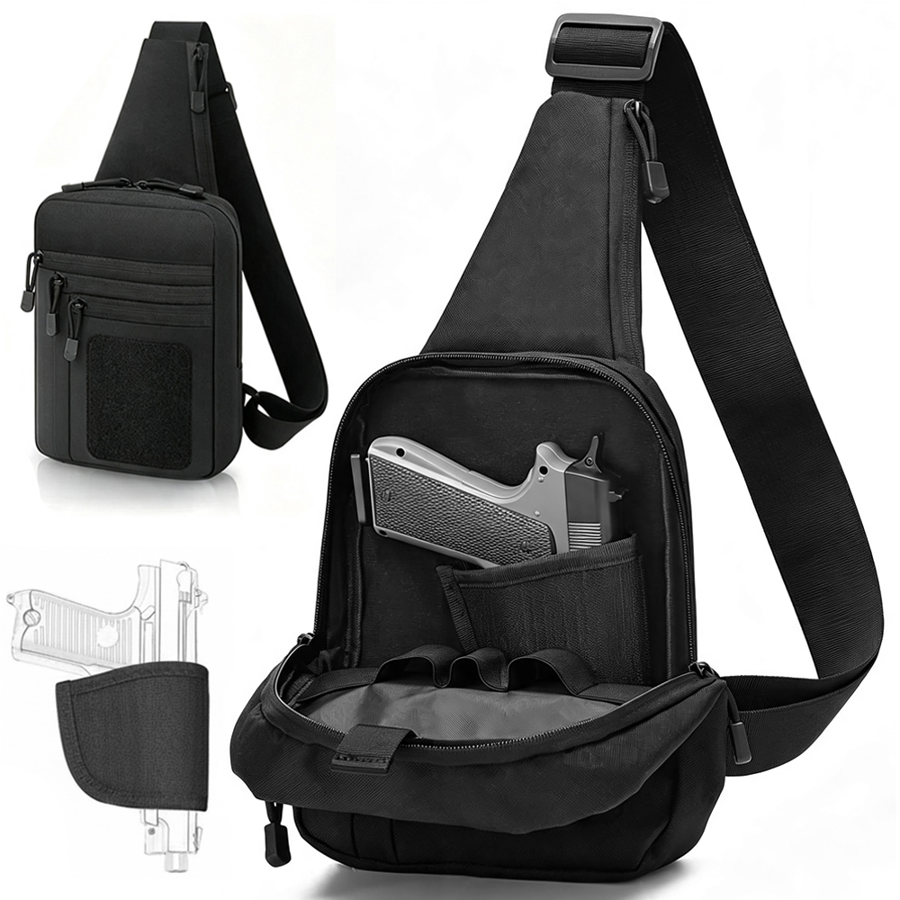 Concealed Carry Chest Gun Bag  - огляд і ціна Edc Carry Bag For Pistol