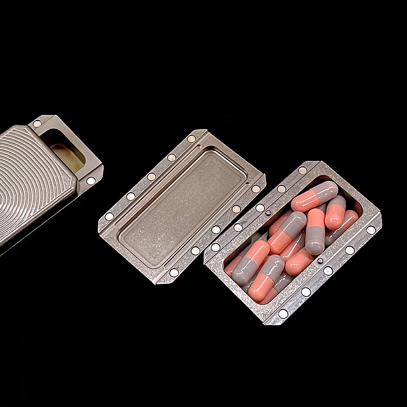 New TC4 Titanium Medicine Pill - огляд і ціна Edc Pill Carry