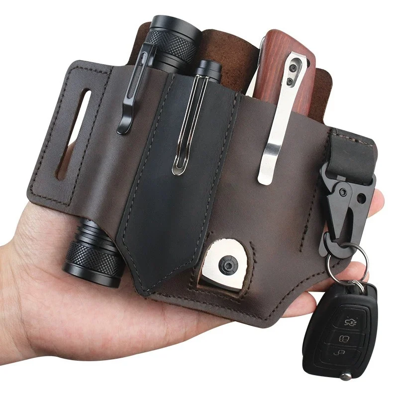 EDC PU Leather Tool Pouch Mult - огляд і ціна Leather Edc. Carry Pouch