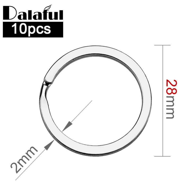 10pcs 28mm Keychain Split Ring - огляд і ціна Compass Keychain Mini