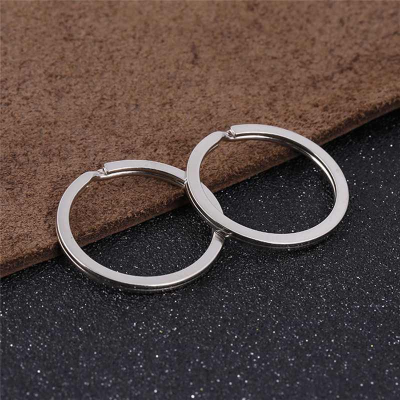10pcs 28mm Keychain Split Ring - огляд і ціна Compass Keychain Mini