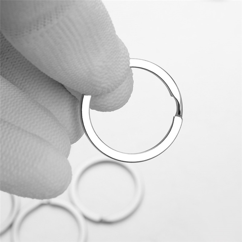 10pcs 28mm Keychain Split Ring - огляд і ціна Compass Keychain Mini