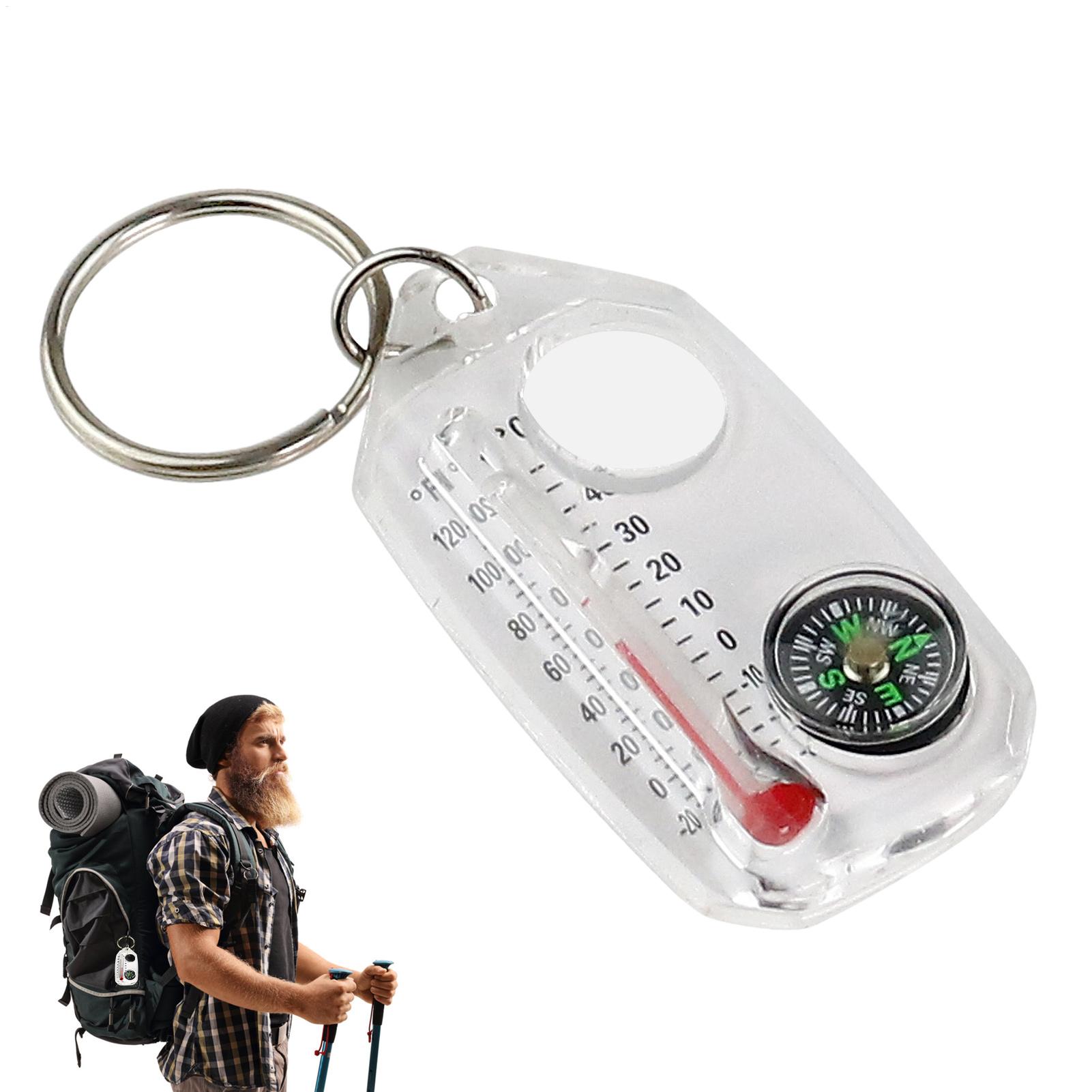 Small Keychain Compass Portabl - огляд і ціна Compass Keychain Mini