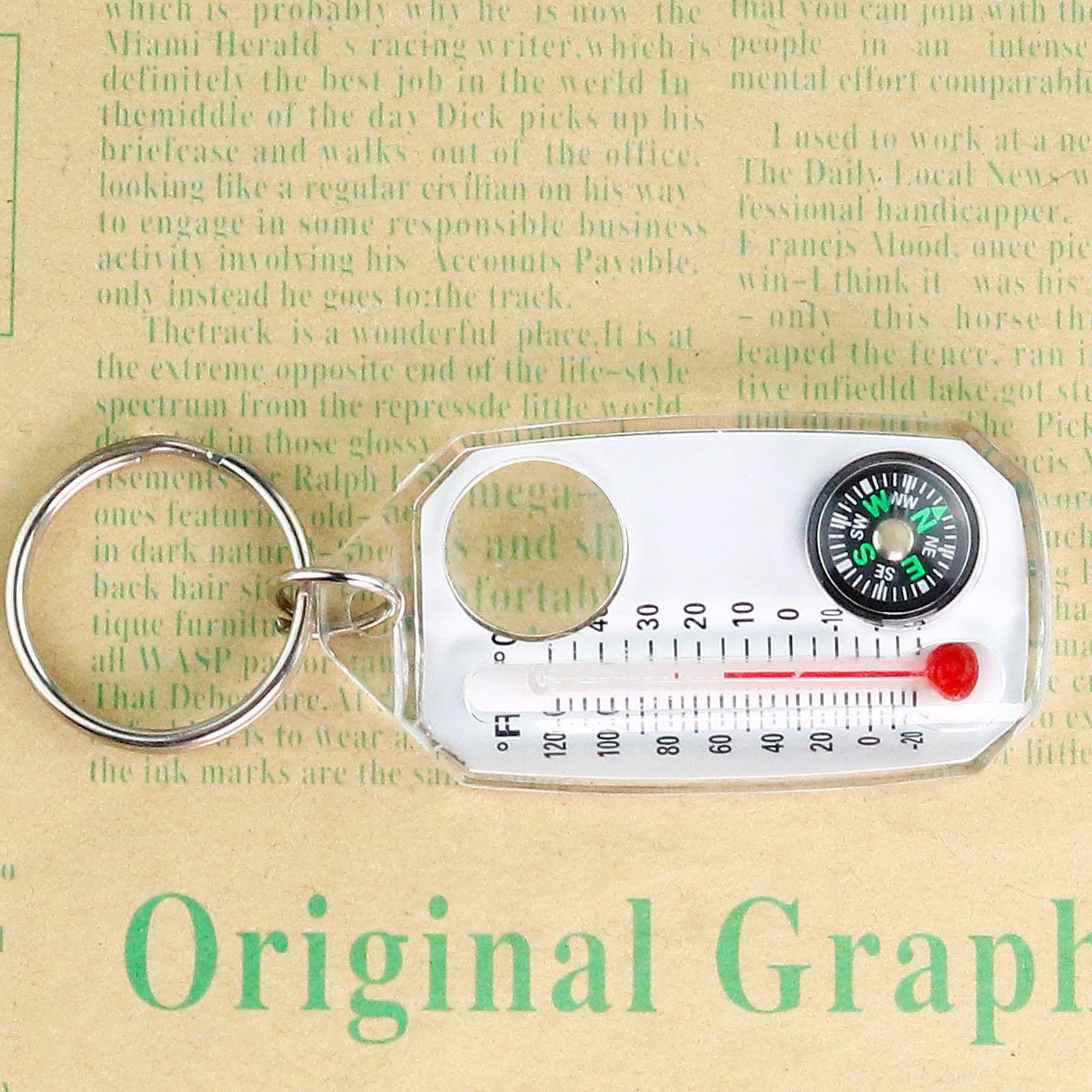Small Keychain Compass Portabl - огляд і ціна Compass Keychain Mini