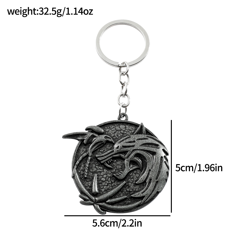 Vintage Wolf Head Keychain Gam - огляд і ціна Carabiner Keychain
