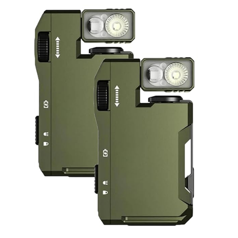 AT51-2Pcs EDC Flashlight With  - огляд і ціна Edc Daily Carry
