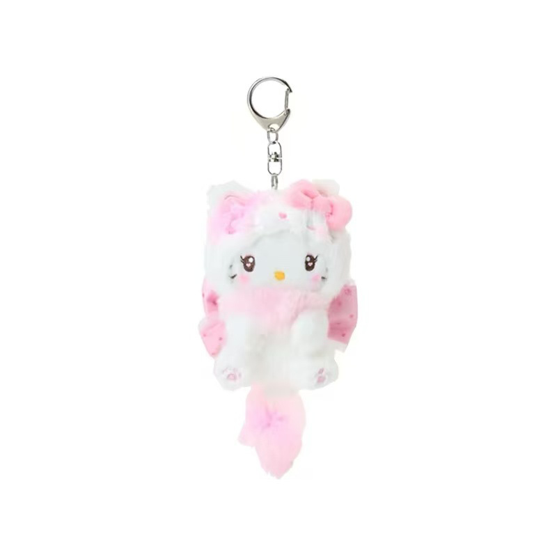 Hello Kitty Cream Cat Bowknot  - огляд і ціна Carabiner Keychain