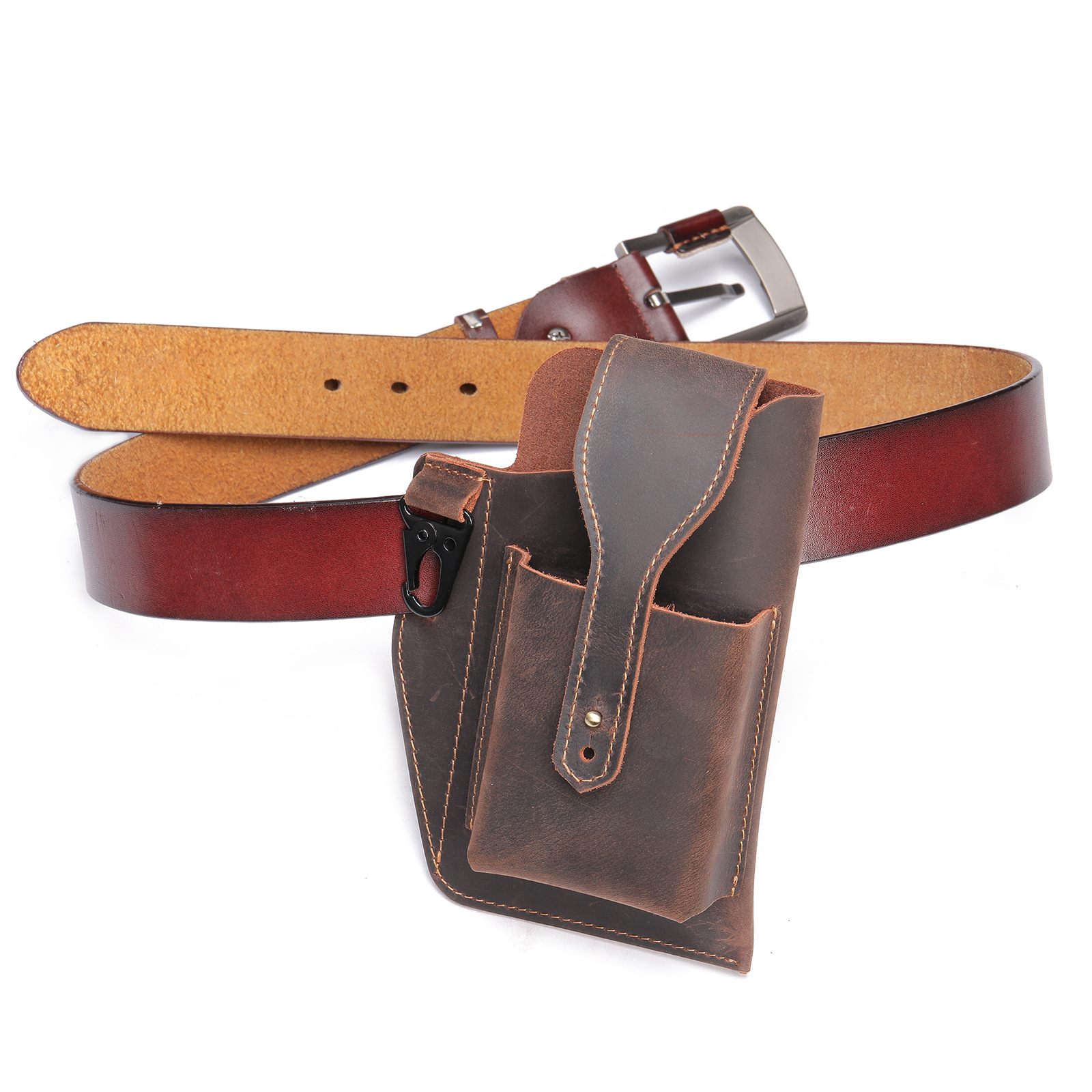 Crazy Horse Leather Phone Hols - огляд і ціна Leather Edc. Carry Pouch