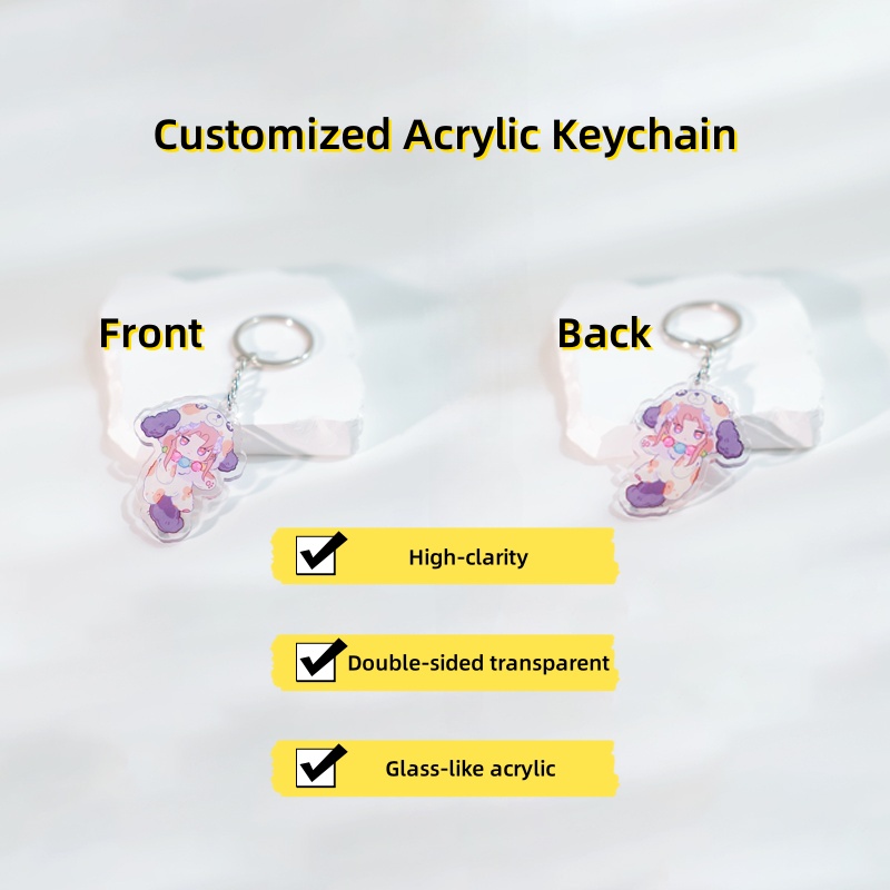 2D FLAT 6cm/2.36inch 1 Piece C - огляд і ціна Carabiner Keychain