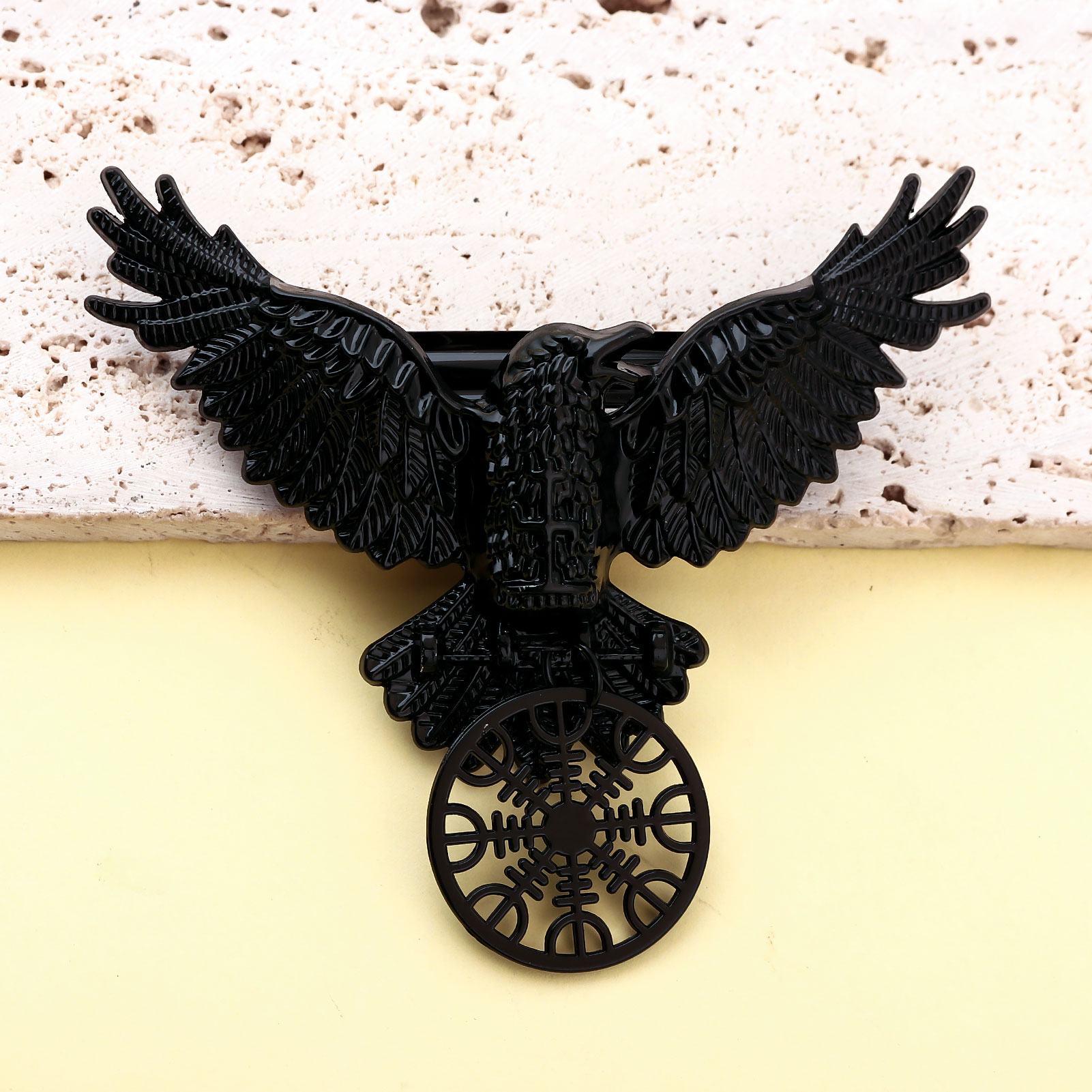 Vintage Viking Black Crow Neck - огляд і ціна Compass Keychain Mini