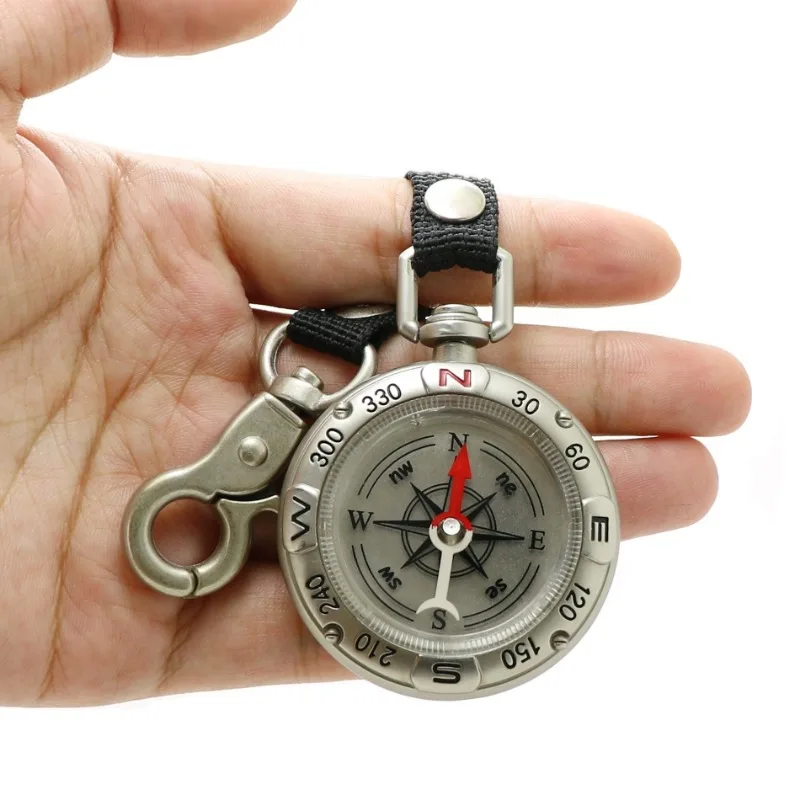 GEFENSI Mini Compass With Lany - огляд і ціна Compass Keychain Mini