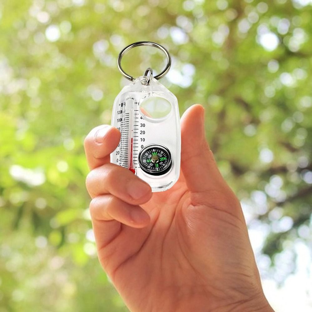 Portable 3-in-1 Function Mini  - огляд і ціна Compass Keychain Mini