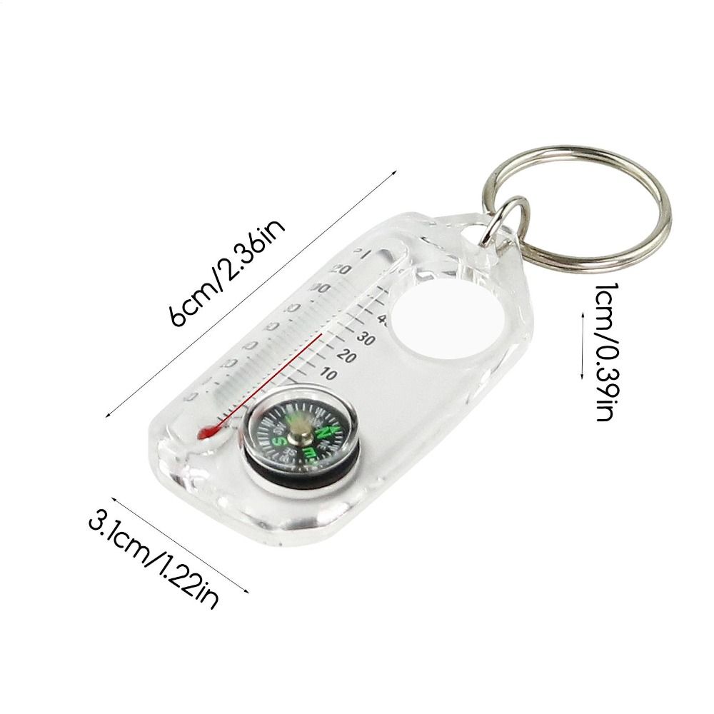 Portable 3-in-1 Function Mini  - огляд і ціна Compass Keychain Mini