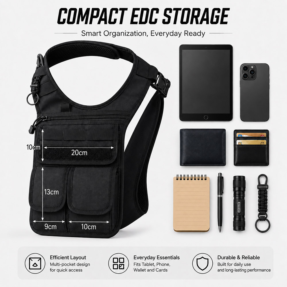 Tactical Concealed Underarm To - огляд і ціна Edc Carry Pocket Pouch