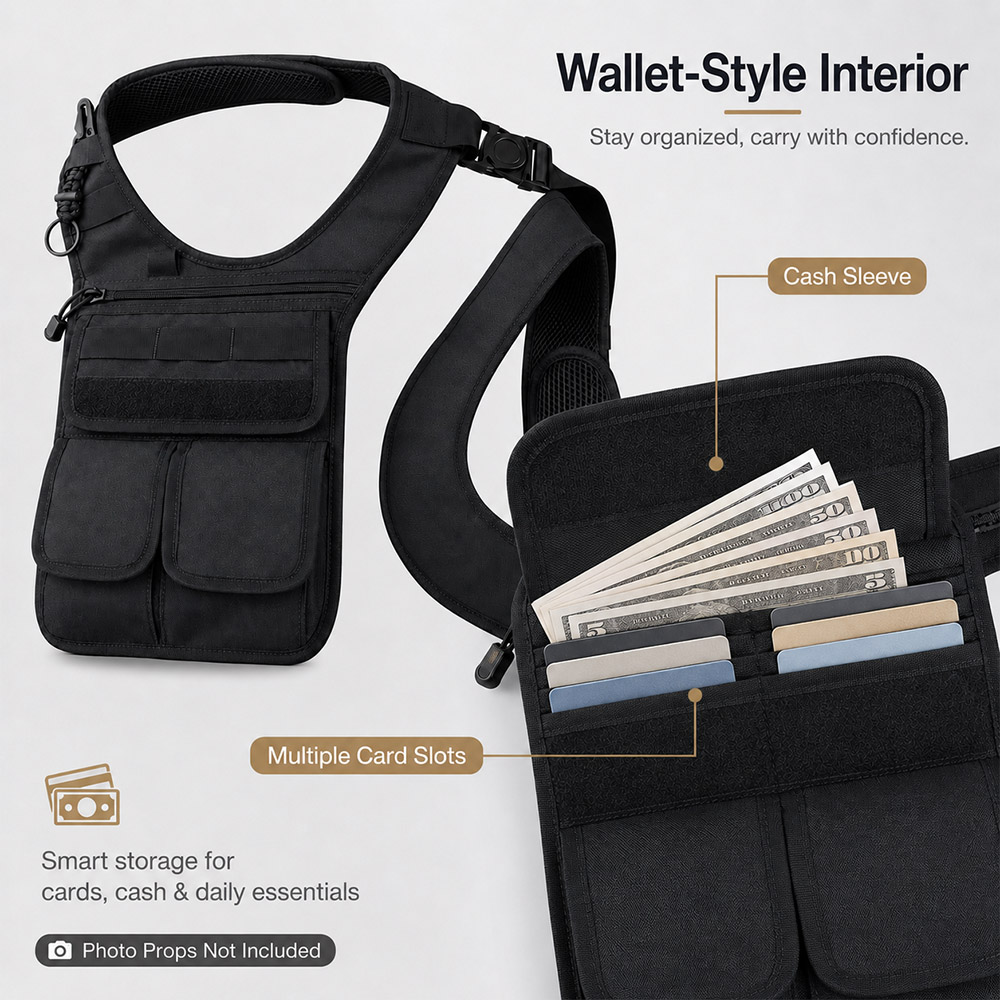 Tactical Concealed Underarm To - огляд і ціна Edc Carry Pocket Pouch