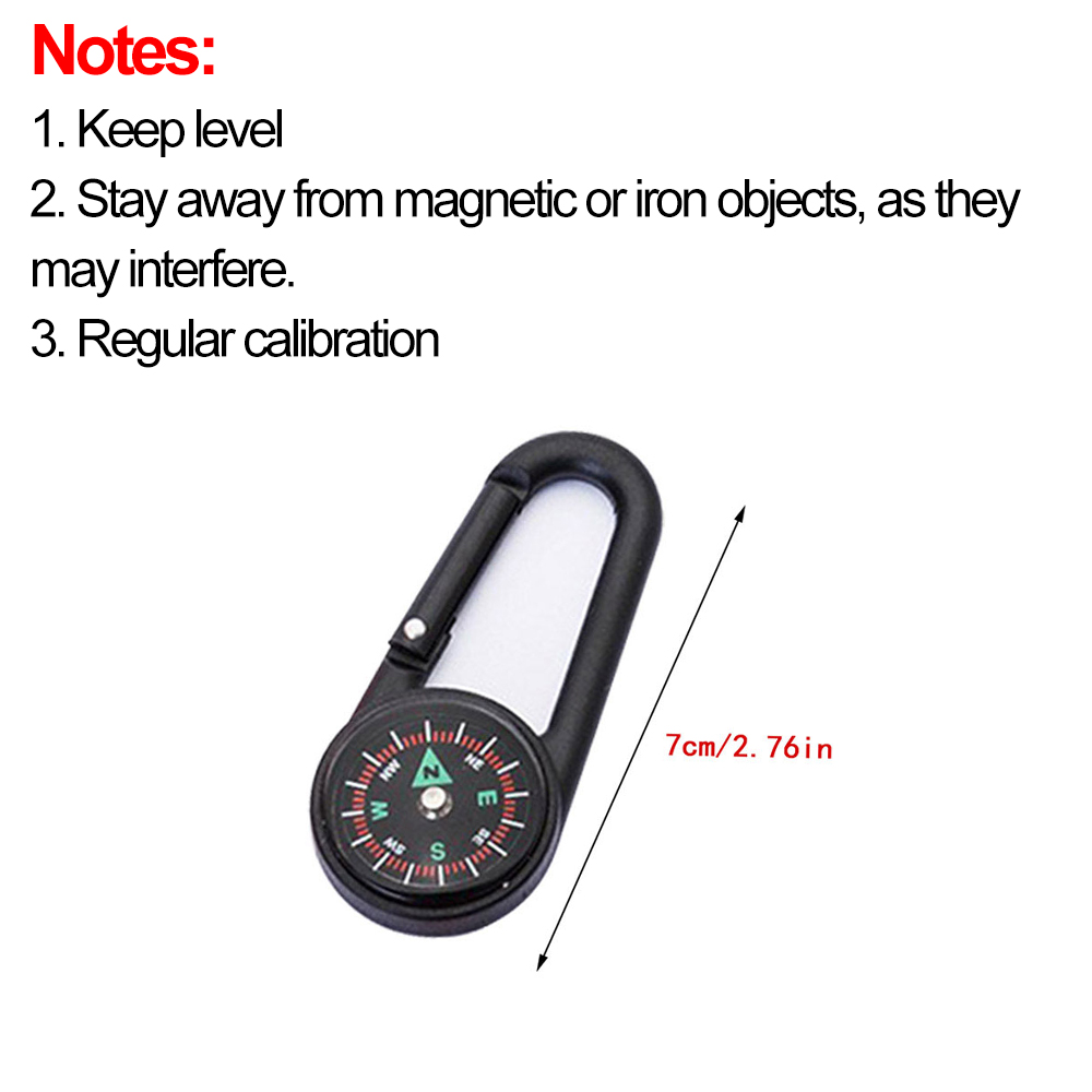 Mini Outdoor Compass Carabiner - огляд і ціна Compass Keychain Mini