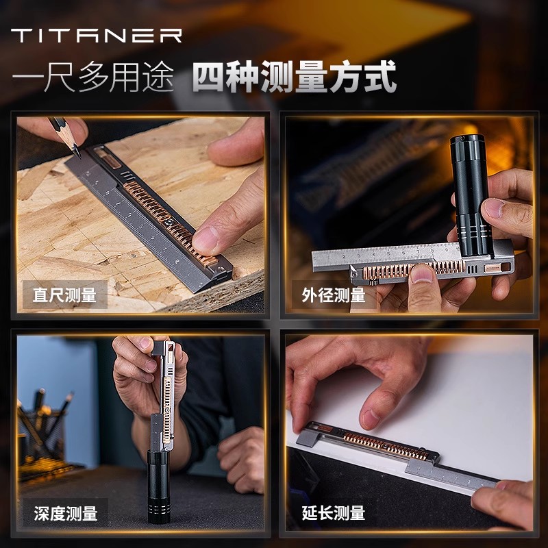 TITANER Stone Wash Titanium Al - огляд і ціна Leather Edc. Carry Pouch