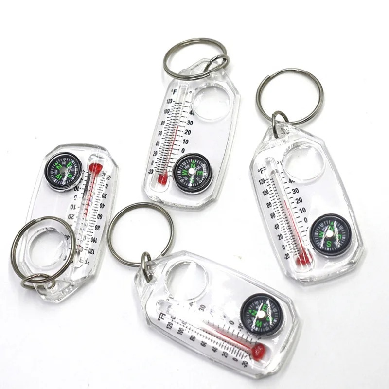 3 in 1 Keychain Compass Portab - огляд і ціна Compass Keychain Mini
