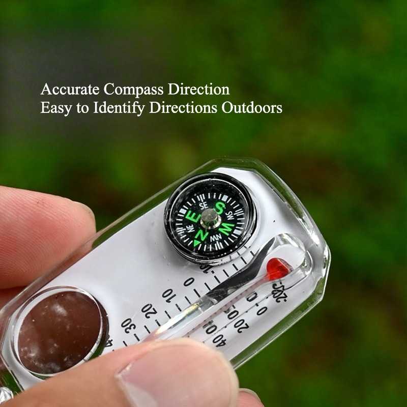 Outdoor Survival Compass Keych - огляд і ціна Compass Keychain Mini