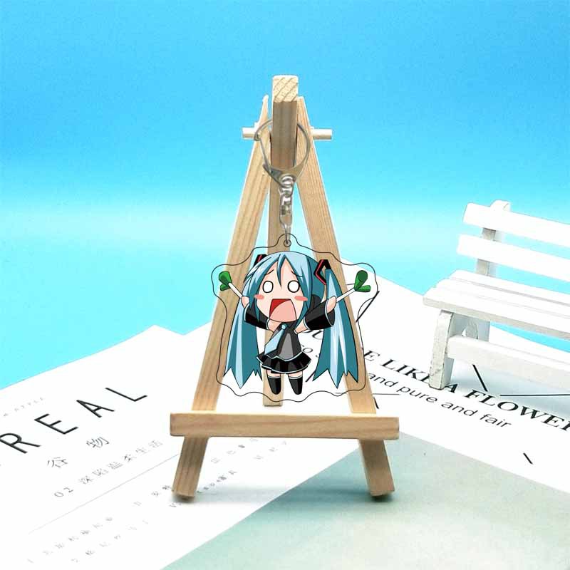 Hatsune Miku Anime Acrylic Cut - огляд і ціна Carabiner Keychain