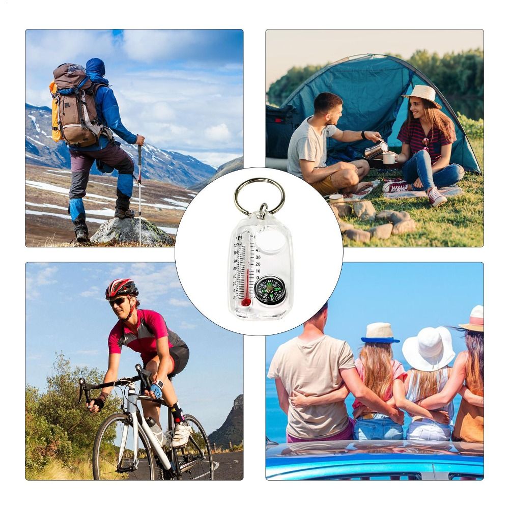 Portable 3-in-1 Function Mini  - огляд і ціна Compass Keychain Mini