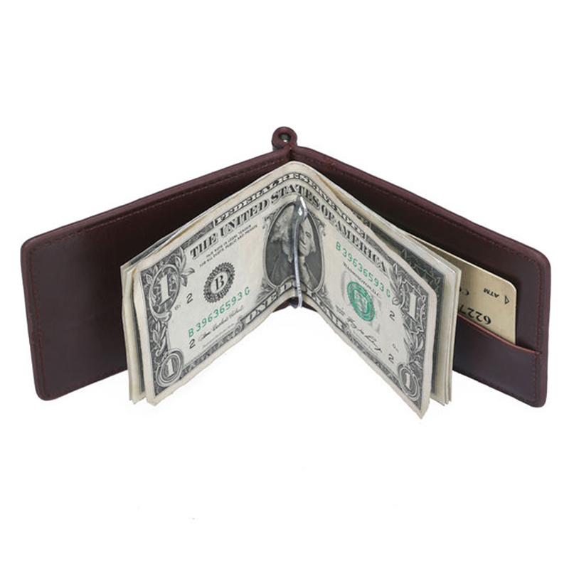New Mini Men's Leather Money C - огляд і ціна Money Clip Magnetic